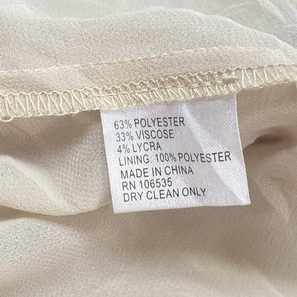 MADISON by MADISON MARCUS Blazer Open Front Long Sleeve Nude M C-31 - Picture 12 of 13